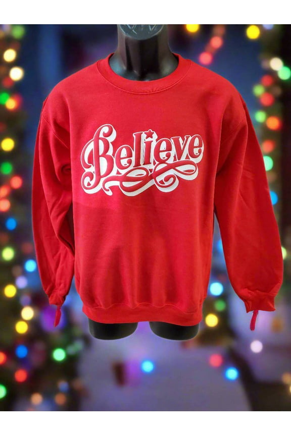 Christmas Crewneck When You Truly Believe in the Spirit of the Season