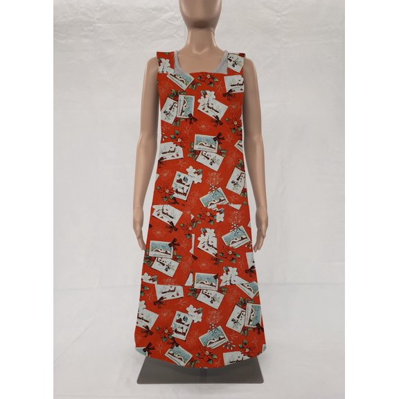 Christmas Cross Back Apron by Penny's Needful Things (Christmas Cards)