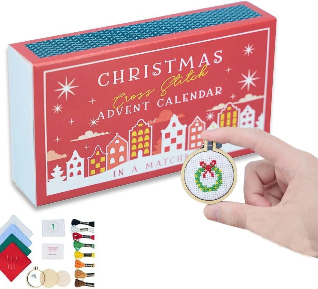 Christmas Cross Stitch Advent Calendar embroidery advent calendar 2024 Christmas Cross Stitch Advent Calendar embroidery advent calendar 2024