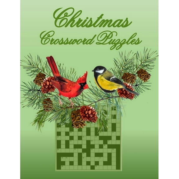 Christmas Crossword Puzzles: 50 General Topic Crosswords, Gift for Puzzlers and Adults (Paperback)