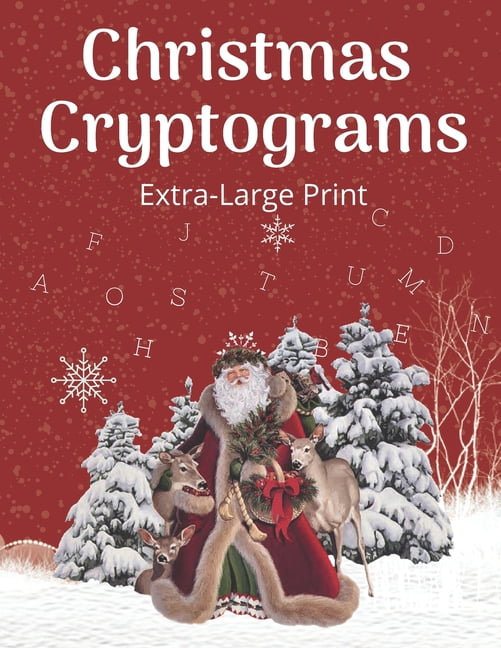 Christmas Cryptograms: Extra-Large Print Cryptoquote Puzzles To Keep ...