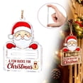 thumbnail image 1 of Christmas Crystal Acrylic Money Holder Ornament, Holiday Cash & Treat Holder, Festive Cash Storage Ornament, Seasonal Hanging Decoration, Creative Holiday Gift for Family Friends(Santa), 1 of 7