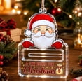 thumbnail image 1 of A Few For Christmas Crystal Acrylic Money Holder Ornament, Transparent Santa Hanging Decor for Christmas Acrylic Ornament with Festive Quote, Suitable for Tree, Mantel, or as Creative Gift Tag, 1 of 7