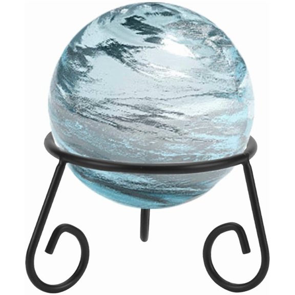 Christmas Crystal Ball Display Stand Black Sphere Holder Wrought Iron Ball Stand Gazing Globe Balls Desktop Stand for Collections Figurines Gemstones Home Office Decor Diameter: 3.25 inch