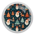 thumbnail image 1 of Christmas Crystal Knobs with Screws - 4-Pack Round Fluorescent Drawer Pulls, Glow-in-the-Dark Cabinet Pulls, Suitable for Cabinets, Wardrobes, 1 of 6