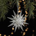 thumbnail image 1 of Christmas Crystal Pendant Ornament | Clear Acrylic Hanging Decoration 14.5x9cm • Sparkling Holiday Tree Decor • Lightweight, Safe, Elegant Gift for Home, Parties, 1 of 7