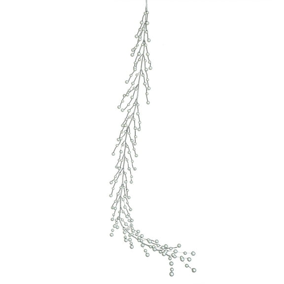 Christmas Crystal String, Pearl String Garland, 1.2m Acrylic Bead String Pendant for Christmas Tree Decoration, Elegant Durable Plastic Beads for Holiday Scene Layout and Festive Home Decor