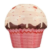 Christmas Cupcake Paper Lanterns 12inches Variety Color Vibrant Paper Lanterns LED Lights, Hollow Hanging Paper Lanterns with Tassels Walking Sticks for Dinner Birthday Party Decor