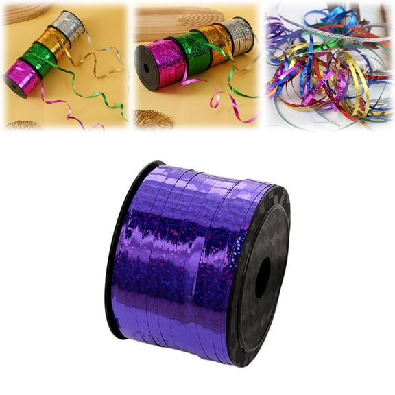 Christmas Curling Ribbon 100 Yard Ribbon For Flower Bouquet Crimped Curling Ribbon Metallic Balloon Ribbon Wrap Ribbon Balloon String Shiny Wrapping Ribbon For Crafts Birthday Wedding Decoration
