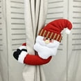 Christmas Curtain Buckle Old Man Snowman Christmas Decorations Curtain