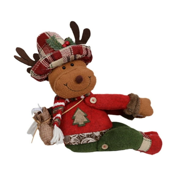 Christmas Curtain Buckle Tieback Santa/Snowman/Reindeer, Window Decorations Christmas Cartoon Doll Curtain Bedroom Living Room Curtain Hook Fastener Buckle Clamp Home Decor