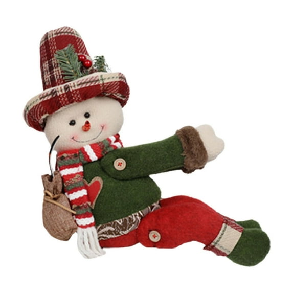 Christmas Curtain Buckle Tieback Santa/Snowman/Reindeer, Window Decorations Christmas Cartoon Doll Curtain Bedroom Living Room Curtain Hook Fastener Buckle Clamp Home Decor