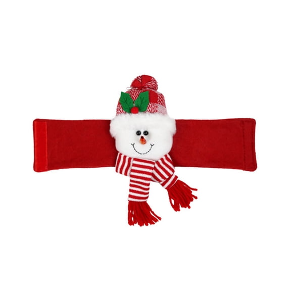 Christmas Curtain Tiebacks Curtain Clasp with Santa, Snowman, and Reindeer Designs - Festive Home Decor Accessories for Holiday Window Treatments