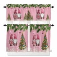 thumbnail image 1 of Christmas Curtain Valances Set Cow Farmhouse Snowflake Berry Snowflake Kitchen Curtains 36&nbsp;inch Length Rod Pocket Valance and Tiers 3 Piece Set Small Bedroom Bathroom Laundry Decor, 1 of 7