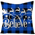 Christmas Cushion Hugging Case Linen Home Sofa Christmas Decoration