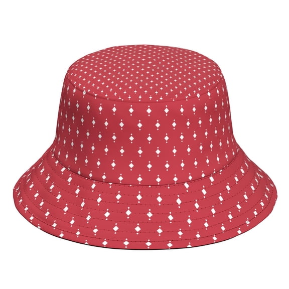 Christmas Custom All-Over Print Bucket Hat, Personalized Acrylic Fisherman Hat, Soft and Warm Casual Outdoor Cap for Daily Wear