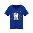 thumbnail image 1 of Christmas Cute Cat T-Shirt Toddler -Image by Shutterstock,  2 Toddler, 1 of 2