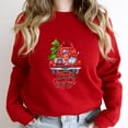thumbnail image 1 of Christmas Cute Gnome Funny Vintage Red Pickup Christmas Tree Truck Graphic SW15771 Unisex Sweatshirt, Up to Size 5XL, 1 of 2
