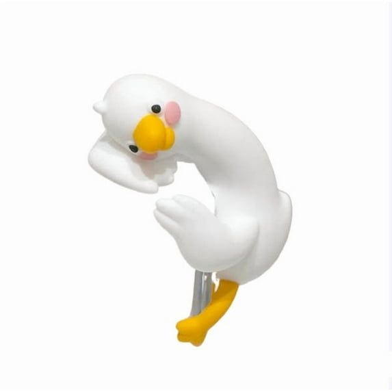 Christmas Cute Mini Decorations - Adorable Duck Ornaments for Computer Screens, Car Dashboards & Automotive Interior, Festive Party Accessories