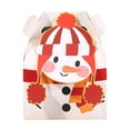 thumbnail image 1 of Christmas Cute Snowman 3D Candy Boxes, Sturdy Cardboard Cookie Boxes For Parties Gift Wrapping And Party Favors, Adorable Festive Design For Holiday Celebrations, 1 of 6