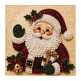 thumbnail image 1 of Christmas DIY Craft Kit Decoration Set, Holiday Handmade Ornament Project, pearl art diy kit Creative Seasonal Artwork Activity, Pearl Painting for Adults Home Decor Gift and Hobby Craft, 1 of 5