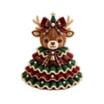 thumbnail image 1 of Christmas DIY Crochet Kit for Tree Yarn Ornament 5.91x6.69inch , Complete Knit Craft Set for Home Mantel Shelf Tabletop Display, Festive Christmas Crochet Kit for Seasonal Party Decoration Gift, 1 of 5