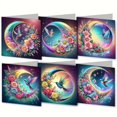 thumbnail image 1 of Christmas DIY Diamond Greeting Cards Set, DIY Diamond Art Painting Christmas Style Greeting Card, DIY Christmas Card Making Kits for Family Friends Handmade Gift, 1 of 9