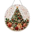 thumbnail image 1 of Christmas DIY Pearl Bead Art Hanging Kit 2D Flat Decorative Pendant for Holiday Tree Mantel Window Display Home Crafting, 1 of 4