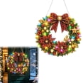thumbnail image 1 of Christmas DIY Pearl Art Kit with LED String Lights, 9.84-Inch Acrylic Hanging Ornament Craft Set with Pearl Beads, Gems, Applicator Tools and Chain for Holiday Decorating, 1 of 7