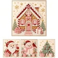 thumbnail image 1 of Christmas DIY Pearl Painting Set, 7.87inch Pearl Diamond Art Diy Kits DIY Pearl Painting Kit,Ideal As A Handmade Holiday Gifts - (gingerbread house), 1 of 5