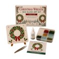 thumbnail image 1 of Christmas DIY Sea Glass Art Kit, Festive Handmade Painting Set for Adults Beginners, Holiday Home Decor Craft Kit, 1 of 3