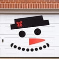 thumbnail image 1 of Christmas DIY Sticker Set for Garage Door Snowman Face Decorations Decals Garage Door Sticker Xmas Outdoor Holiday Decor, 1 of 7