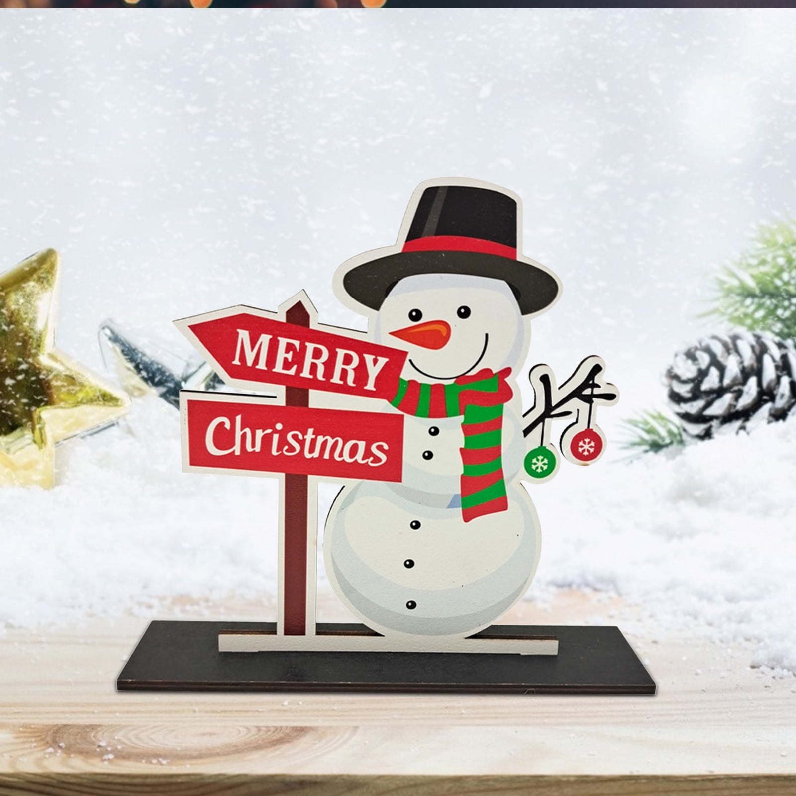 Christmas DIY Wooden Home Decorations Student Gifts Christmas