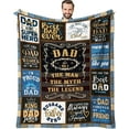 thumbnail image 1 of Christmas Dad Gifts Throw Blanket , Birthday Gifts for Dad from Daughter Son, Best Dad Ever Gifts, Presents for Dad from Kids, Dads Birthday Gifts Ideas, Xmas Gifts for Dad Who Wants Nothing, 1 of 7