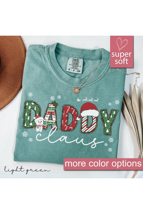 Christmas Dad Shirt, Christmas Daddy Gift, Daddy Claus Shirt, Family Christmas Shirt