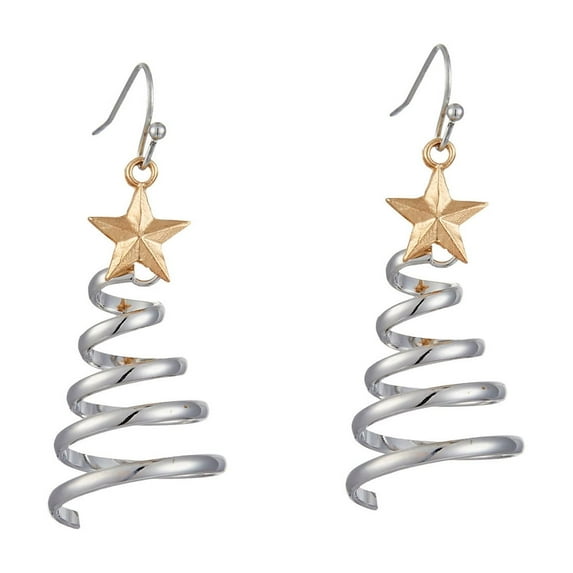 Christmas Dangle Earrings for Women Holiday Jewelry Gift, Festive Xmas Tree Drop Earrings with Rhinestone Snowman Reindeer Gingerbread Charms, Lightweight Party Accessories for Women