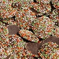 thumbnail image 1 of Christmas Dark Chocolate Nonpareils Candy by Its Delish, 10 Lbs Bulk Bag, 1 of 7