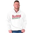 thumbnail image 1 of Christmas Dashing Through The Snow Hoodie Sweatshirt Women Men Brisco Brands X, 1 of 6