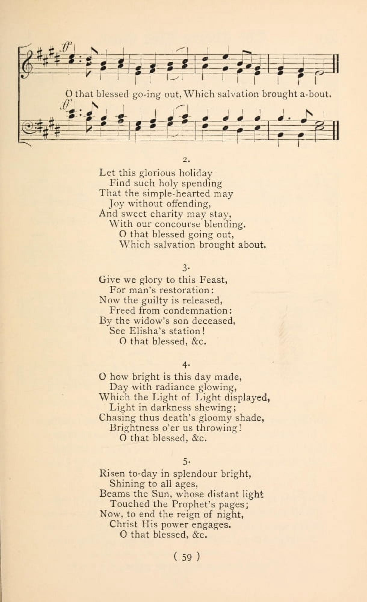 Christmas Day 2 Christmas Carols New & Old 1850 Canvas Art - (18 x 24)