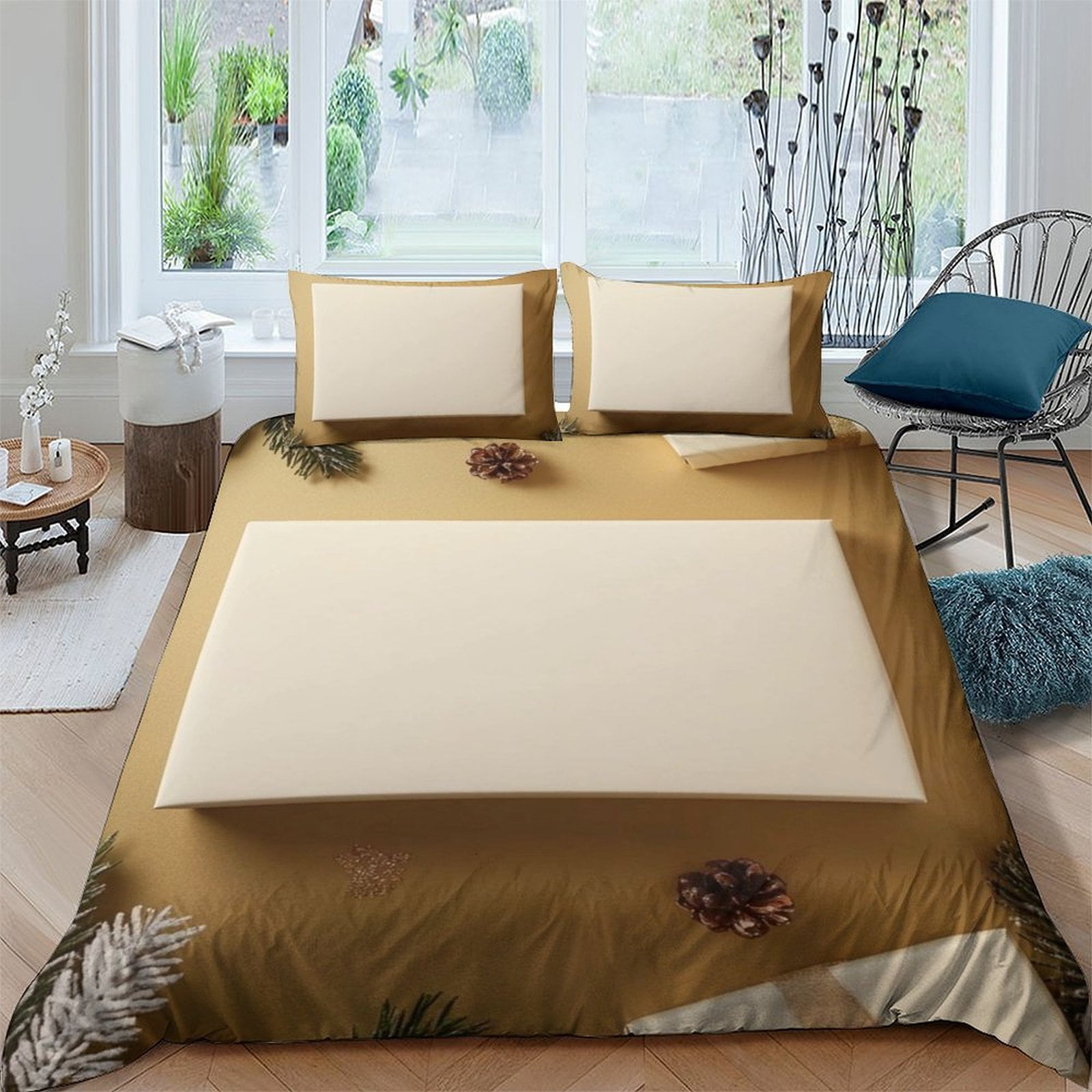 Christmas Day 3D Printed Bedding Set Comforter Covers Quilt Cover Duvet