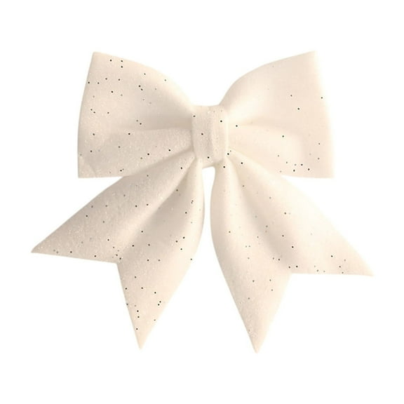 Christmas Day Gifts for Girls and Women Bow with Ponytail Holders Complete Your Cheerleader Outfit Uniform Strong Hair Ties Bands Elastics Two Packs