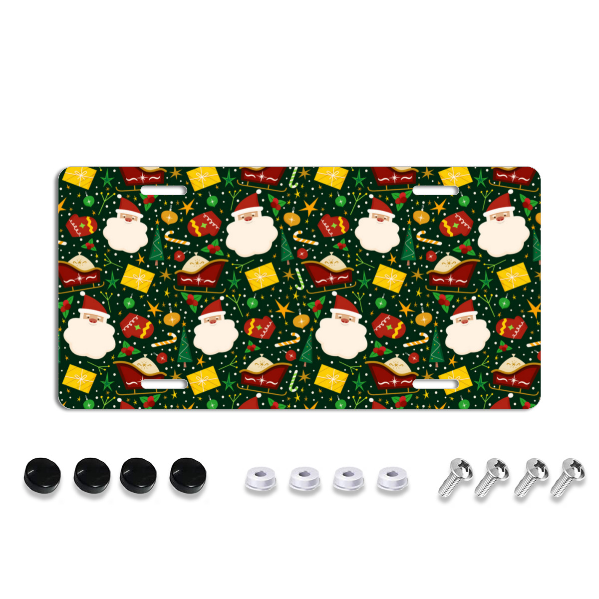 Christmas Day License plate cover, 1 piece snapon license plate cover