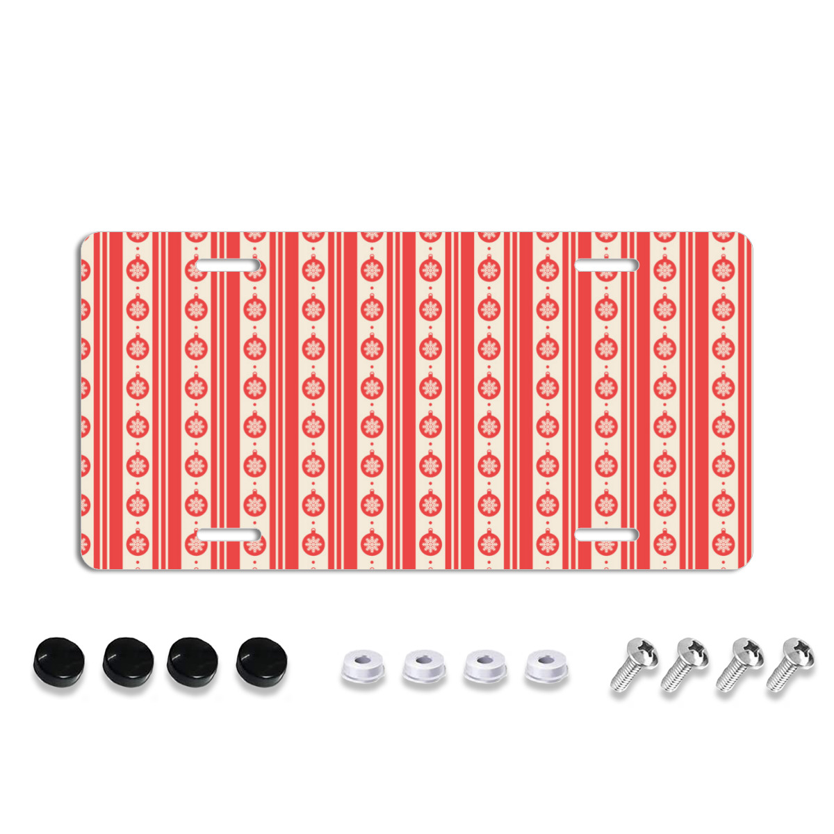 Christmas Day License plate cover, 1 piece snapon license plate cover