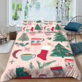 Christmas Day Quilt Cover Bedding Set 3D Printed Duvet Cover Comforter