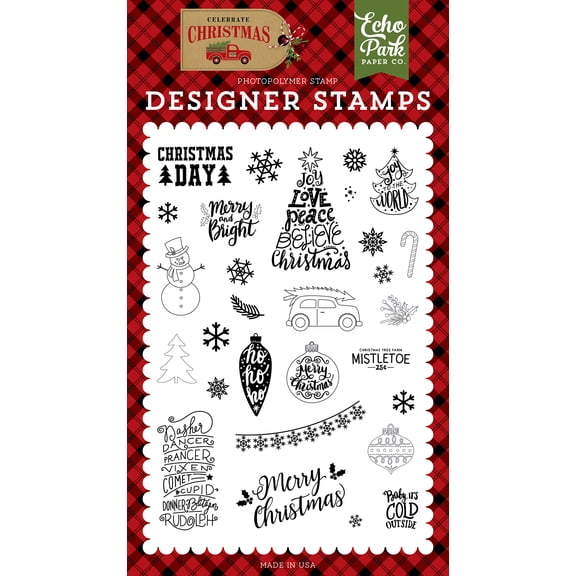 Celebrate Christmas: Christmas Day 4x6 Stamp