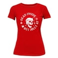 thumbnail image 1 of Christmas Dead Inside But Jolly Santa Skull Holiday Shirt for Women Womens Tshirt, 2XL, Red, 1 of 6