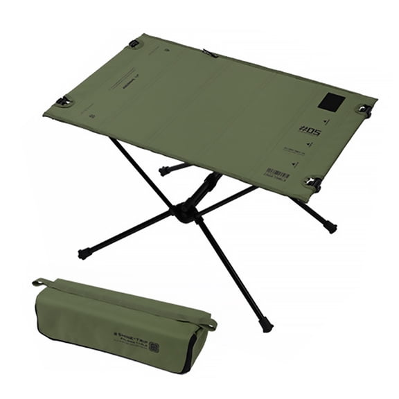 Outdoor Folding Table Lightweight Camping Table Travel Barbecue Table Sport Supplies (Green)