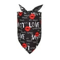 Christmas Deal Valentine's Day Dog Bandanas Triangle Bandana Triangle