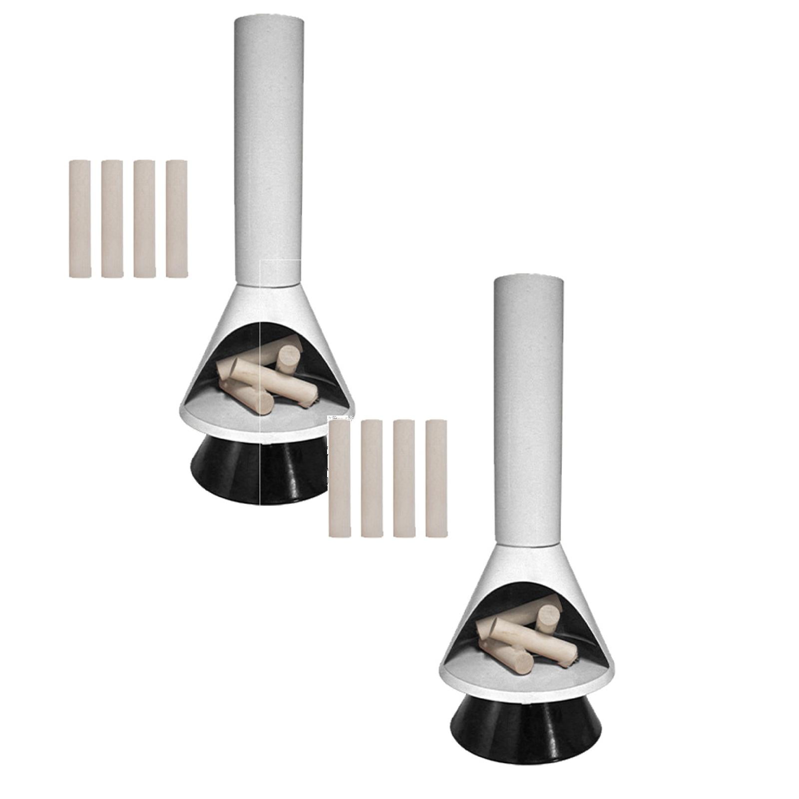 Christmas Deals! 2 Pack Modern Gel Fuel Fireplace Clean Burning