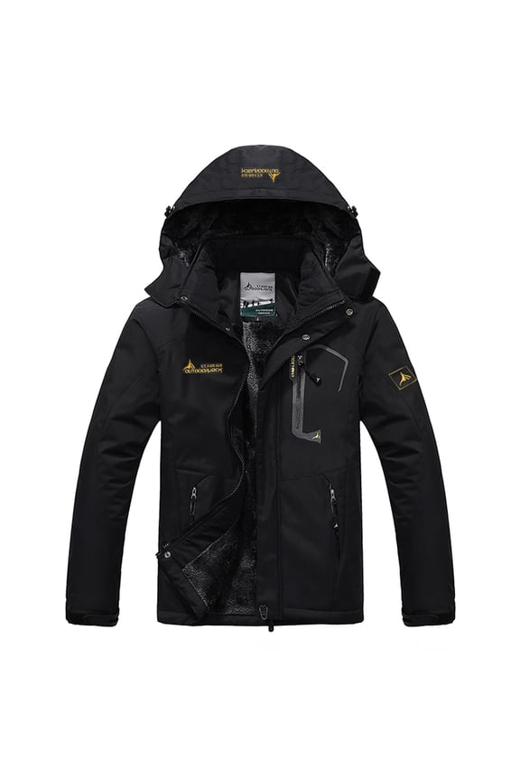 Christmas Casual Aoochasliy Mens Coats Outerwear Warm Waterproof Windbreaker Hooded Raincoat Snowboarding Jackets